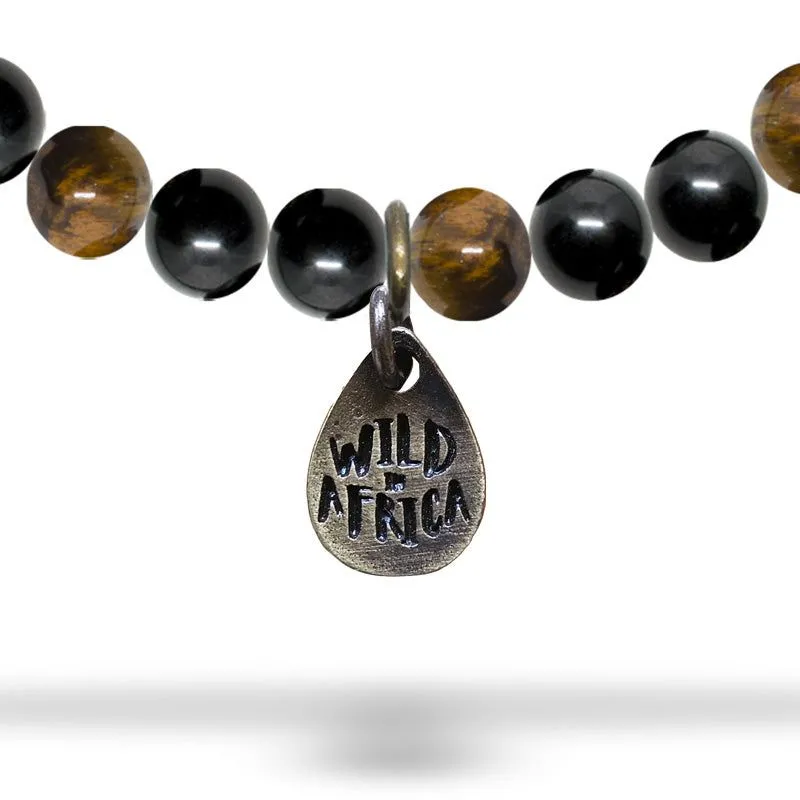 Obsidian and Tiger Eye Bracelet - Image 2