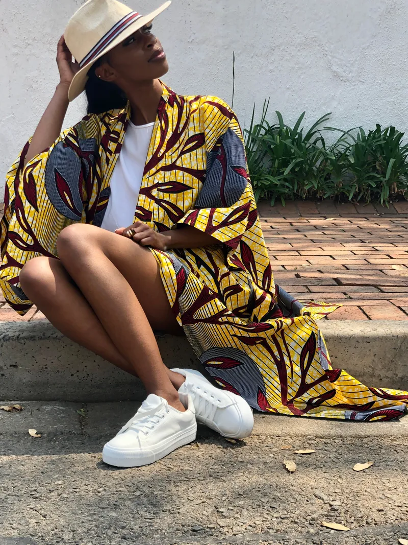 AMANECER African Lifestyle Kimono - Image 1