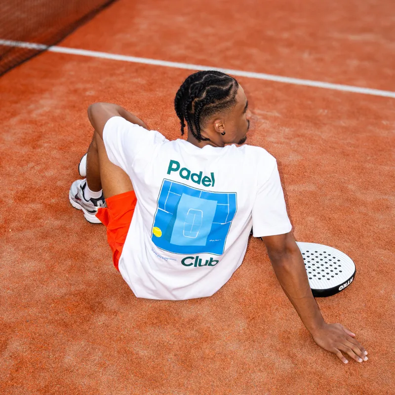 Loose White Tee | Padel Club - Image 2