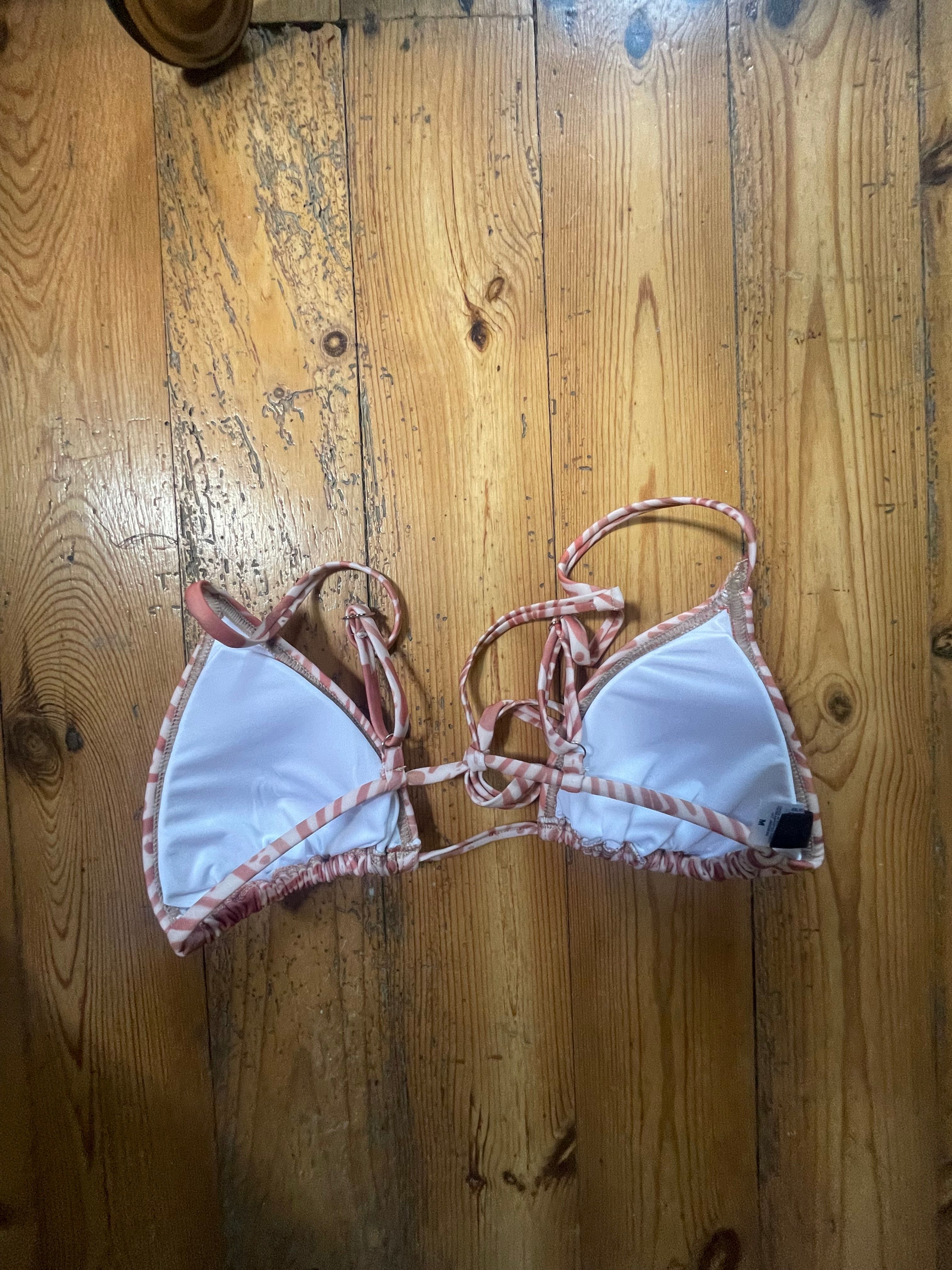 Adjustable Slider Strap Triangle Bikini Top