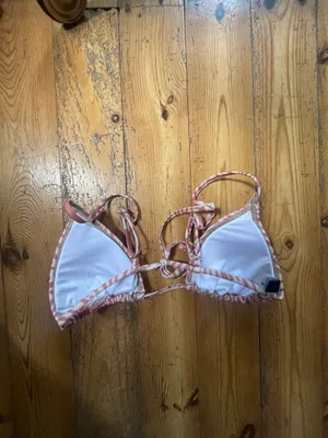 Adjustable Slider Strap Triangle Bikini Top