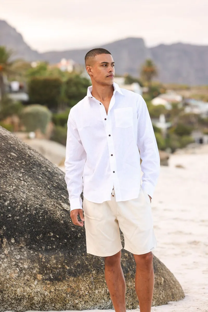 Long Sleeve Shirt - White - Image 2