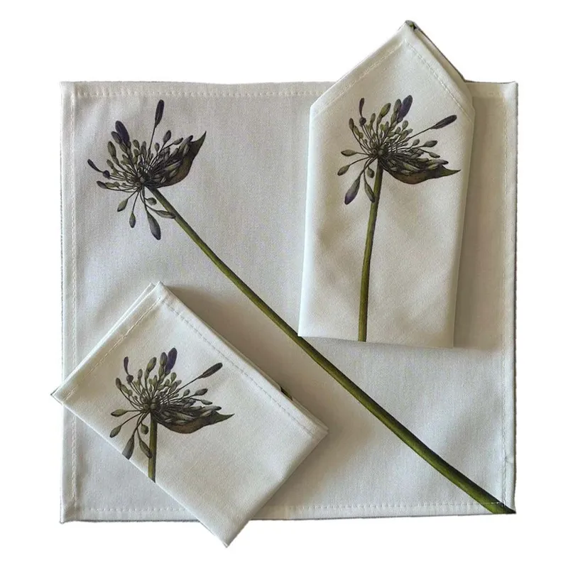 Fabric Napkins - Agapanthus (Set of 2) - Image 2