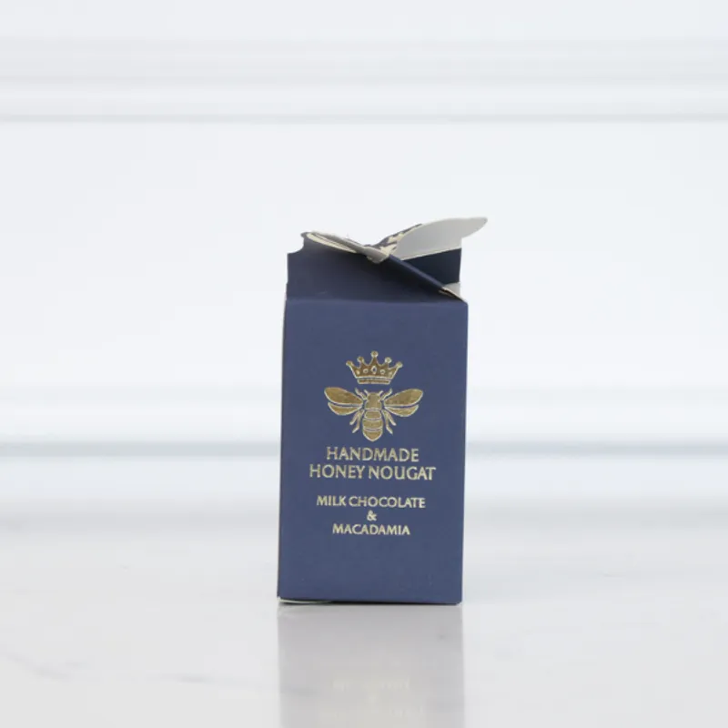 Milk Chocolate & Macadamia Navy Blue Honey Bee - Image 1