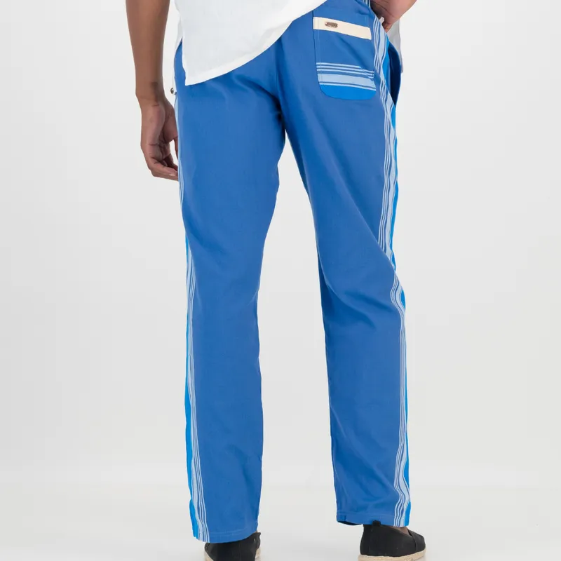 Regular  Fit Trousers - Navy Blue - Image 2