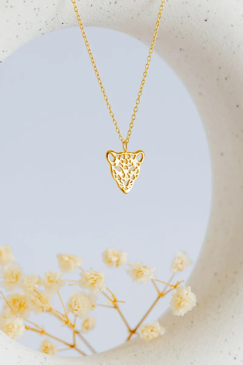 Leopard Face Pendant - Image 1