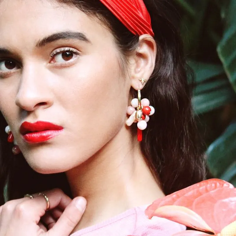 Shell Coral Hoop Charm - Image 6