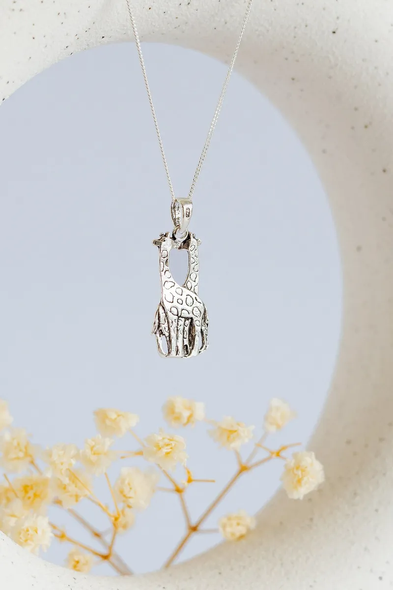 Two Giraffe Pendant - Image 1