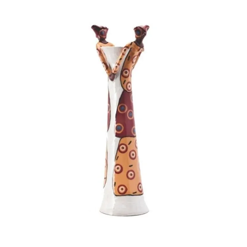 2Lady Tall Vase Bright on White - Image 2