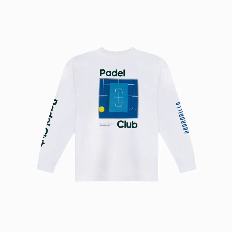 White Long Sleeve | Padel Club - Image 2