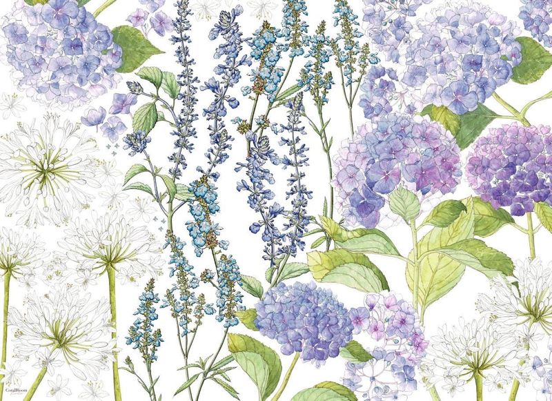 Botanical Wrapping Paper – Set of 3 Sheets