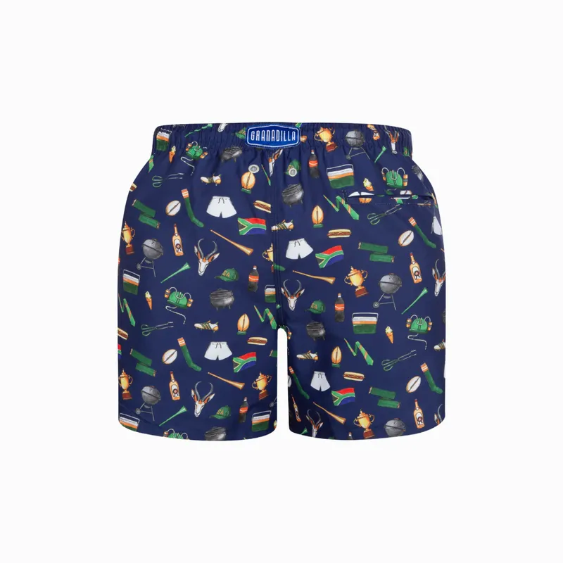 Mid-length Swim Shorts | Game Day / Navy - Image 6