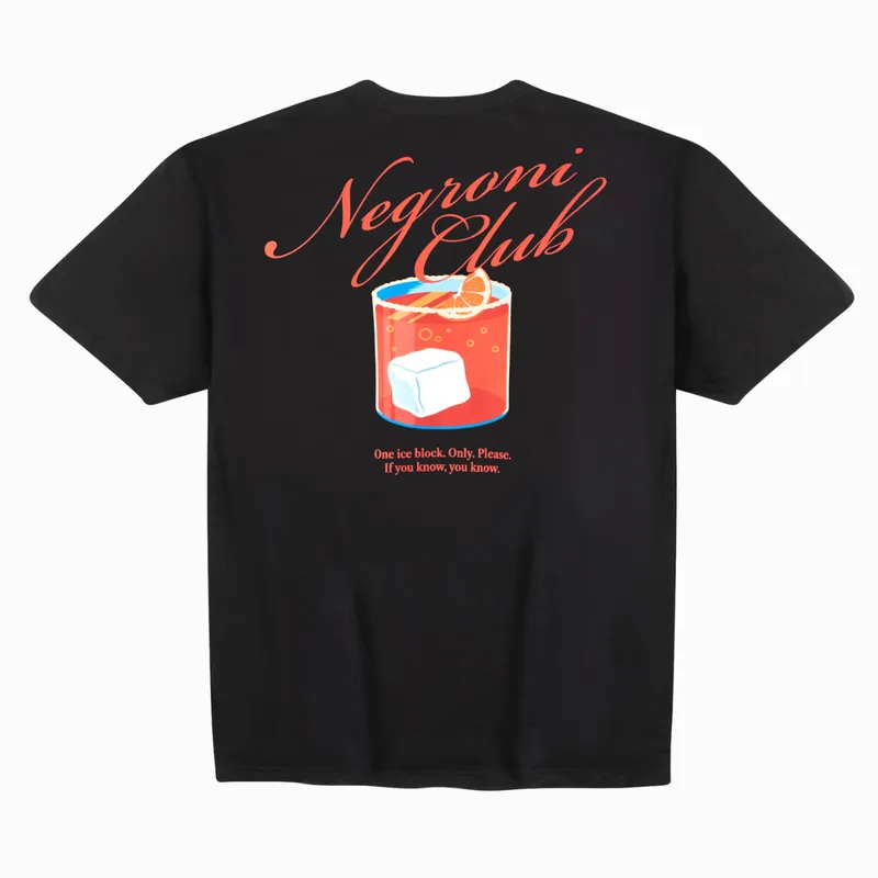 Loose Black Tee | Negroni Club - Image 1