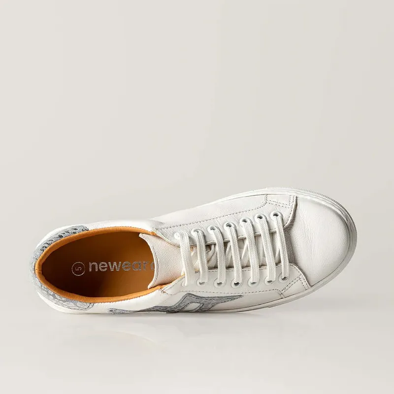 Arctic Blue Leopard Sneaker – Leather Sneakers South Africa - Image 2