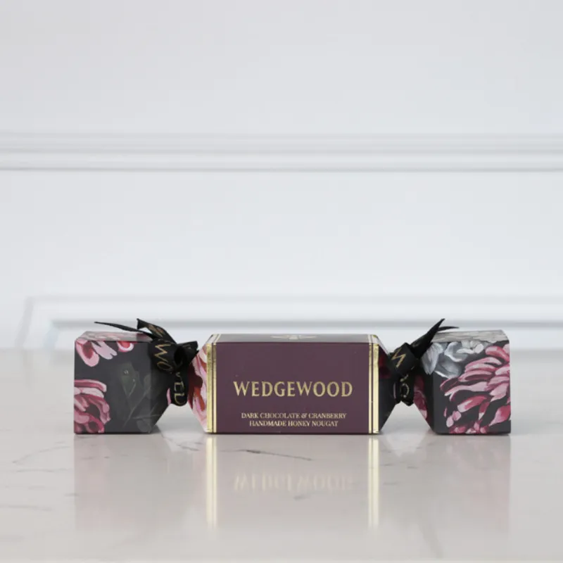 Small Dark Choc & Cranberry Honey Nougat Cracker - 3 bon bons - Image 1