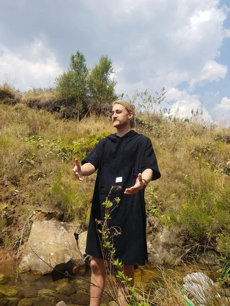 Hooded Towel Changing Poncho - Image 13