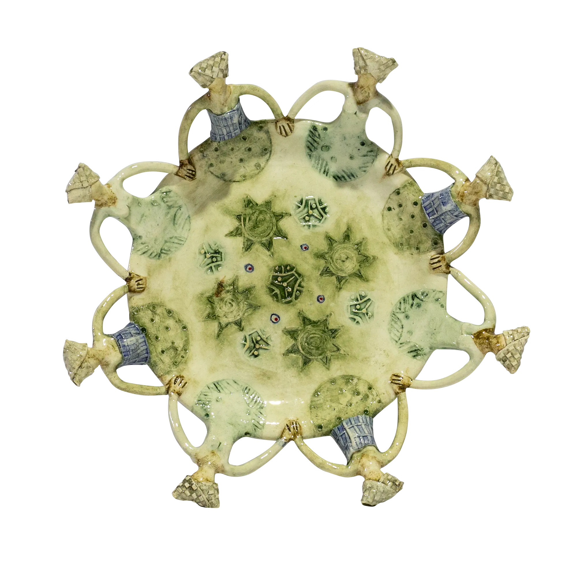 8Lady Ceramic Platter | Oxides