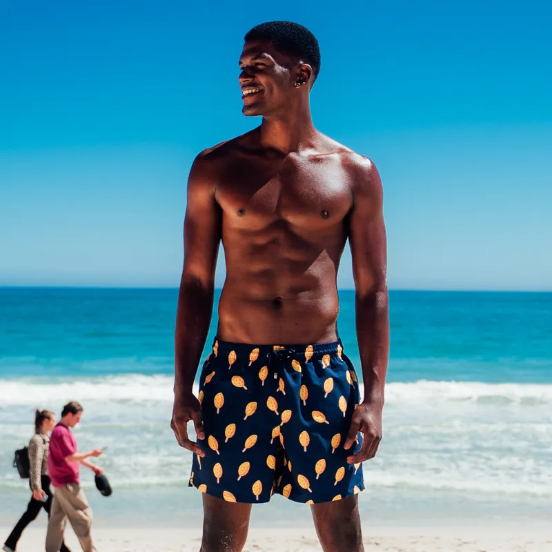 Mid-length Swim Shorts | Navy Lolly - Image 1
