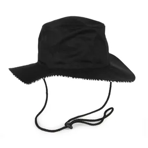 Into Africa Wide Brim Hat with Zebra Print inner brim