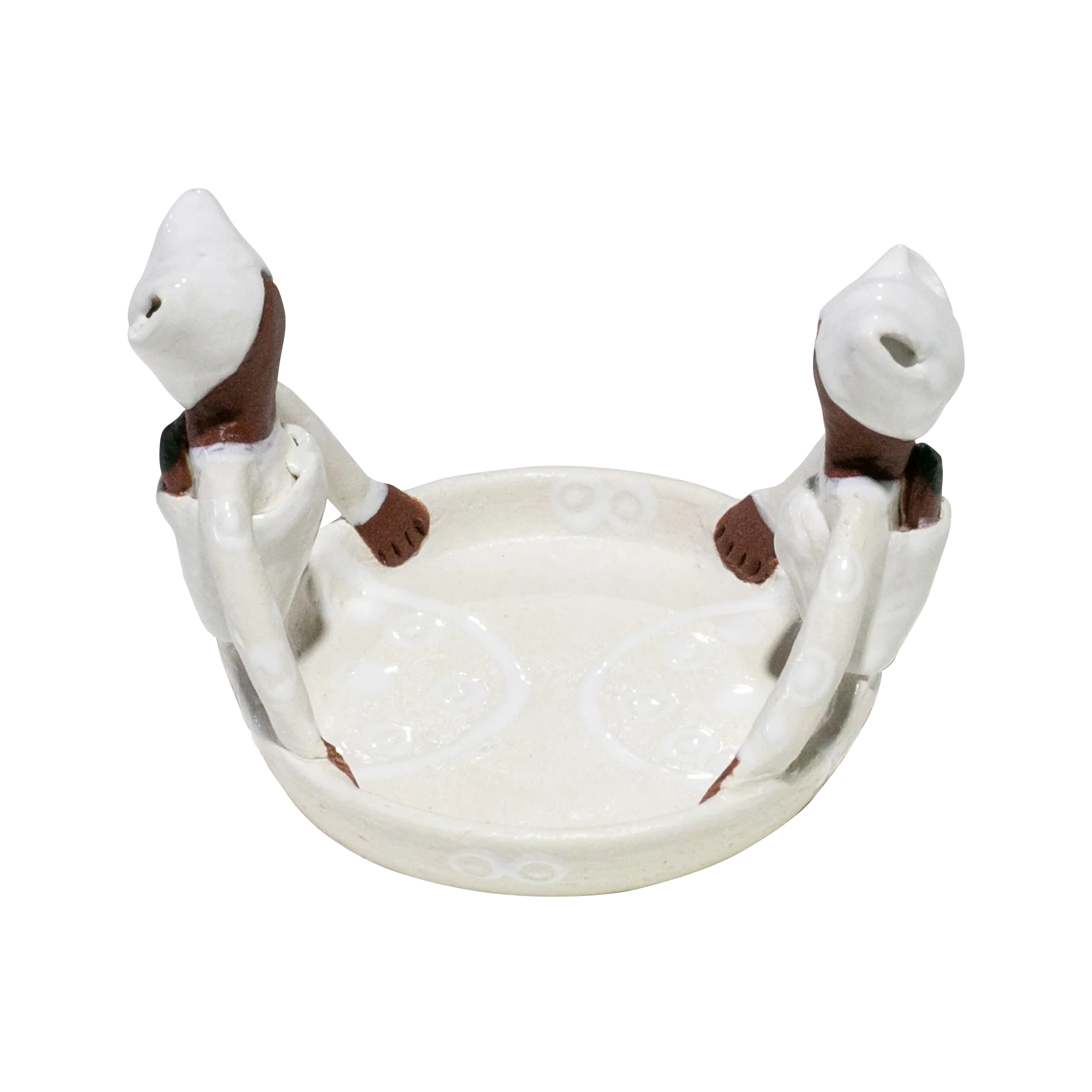 2Lady Tiny Ubuntu Bowl White on White