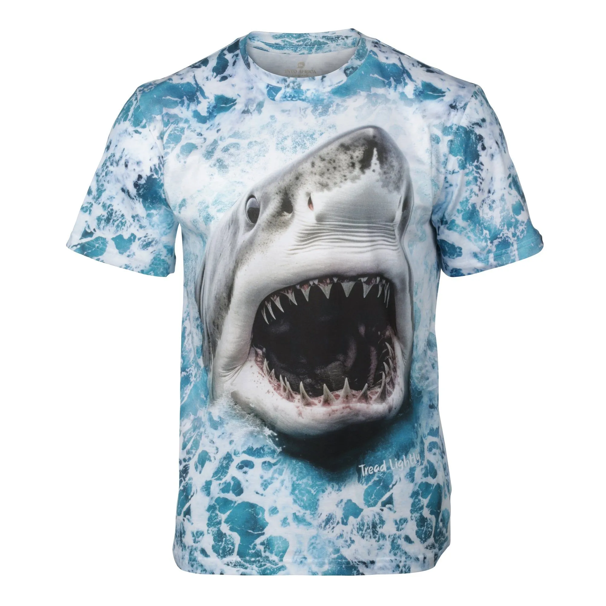 Men's All-Over Shark Print T-shirt