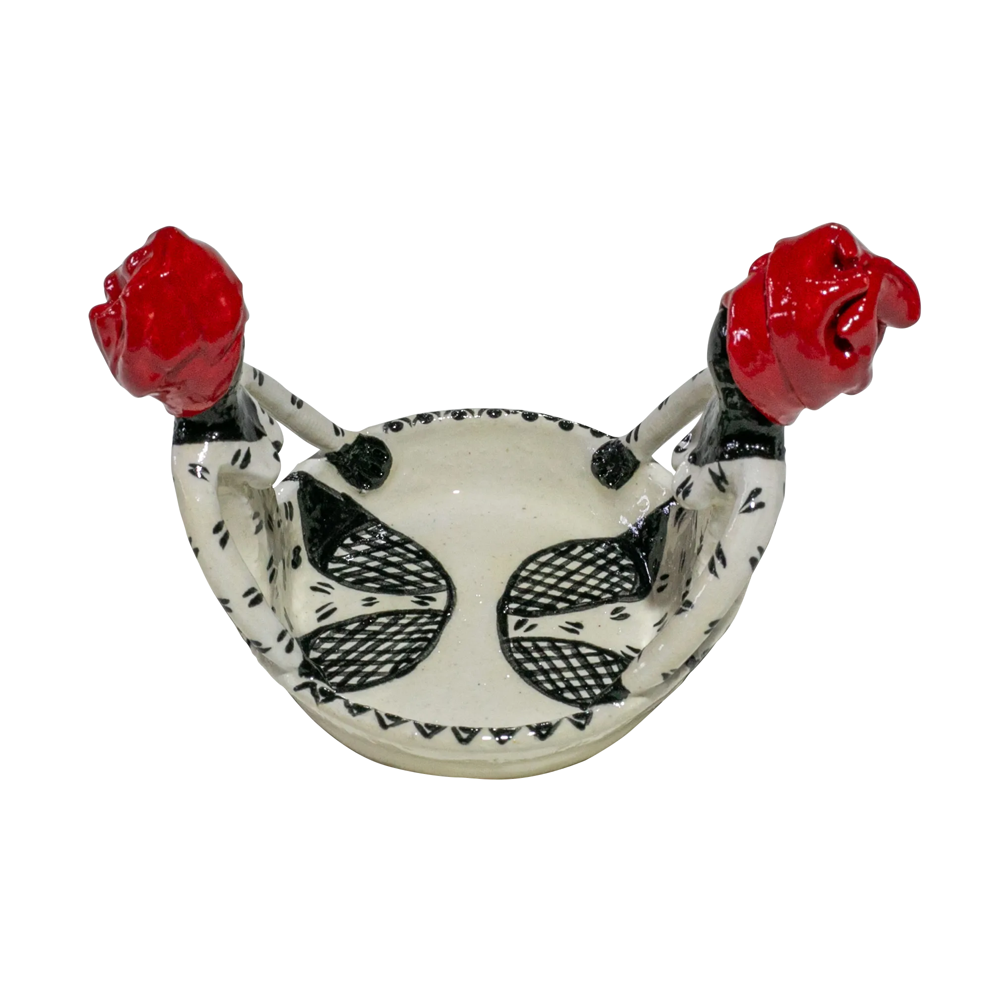 2Lady Women of Africa Bowl Xhosa | Black and red on white