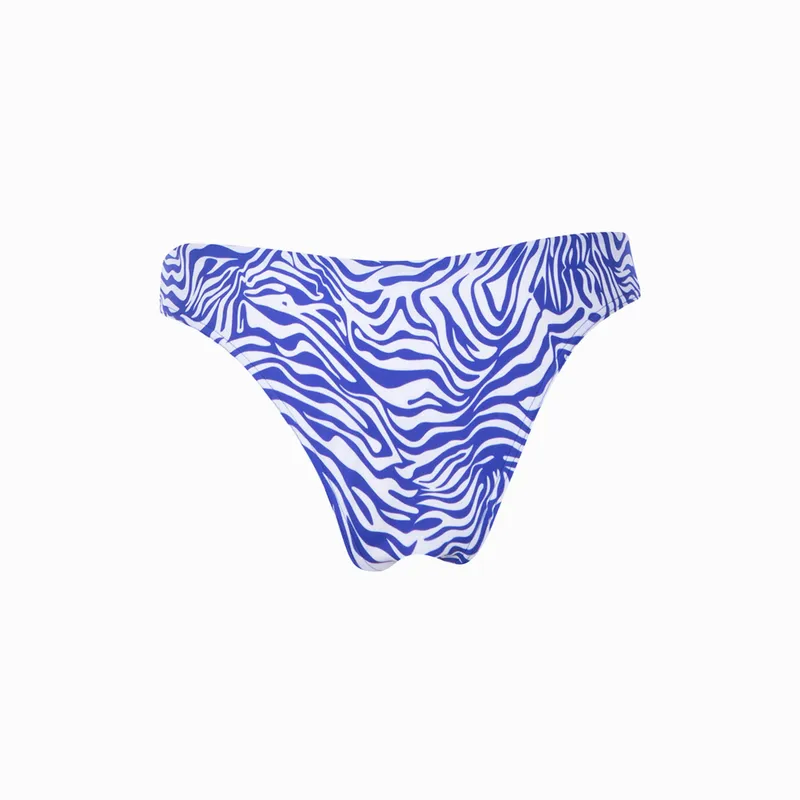 Cheeky Bikini Bottoms | Zebra Blue - Image 4