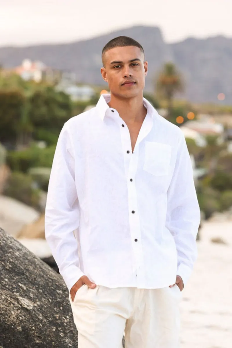 Long Sleeve Shirt - White - Image 1