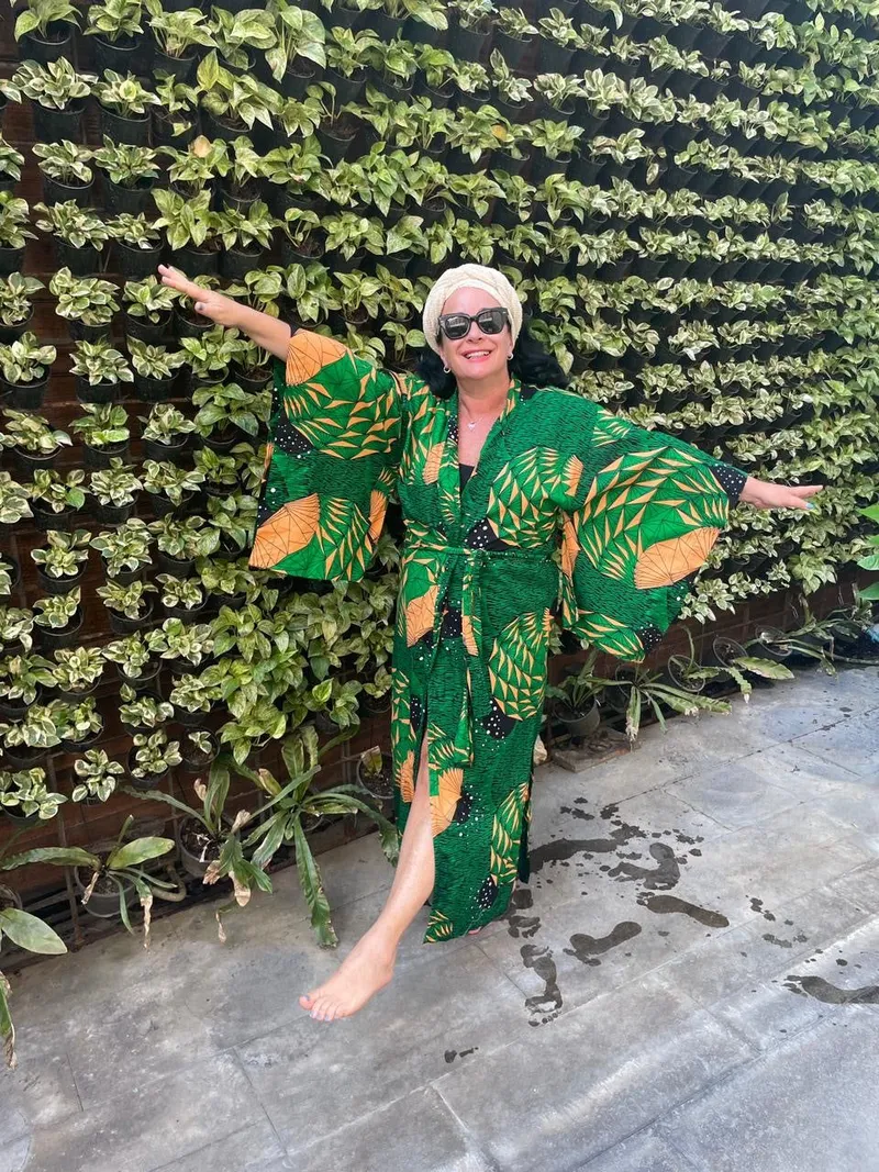 UKHOLO African Lifestyle Kimono - Image 1
