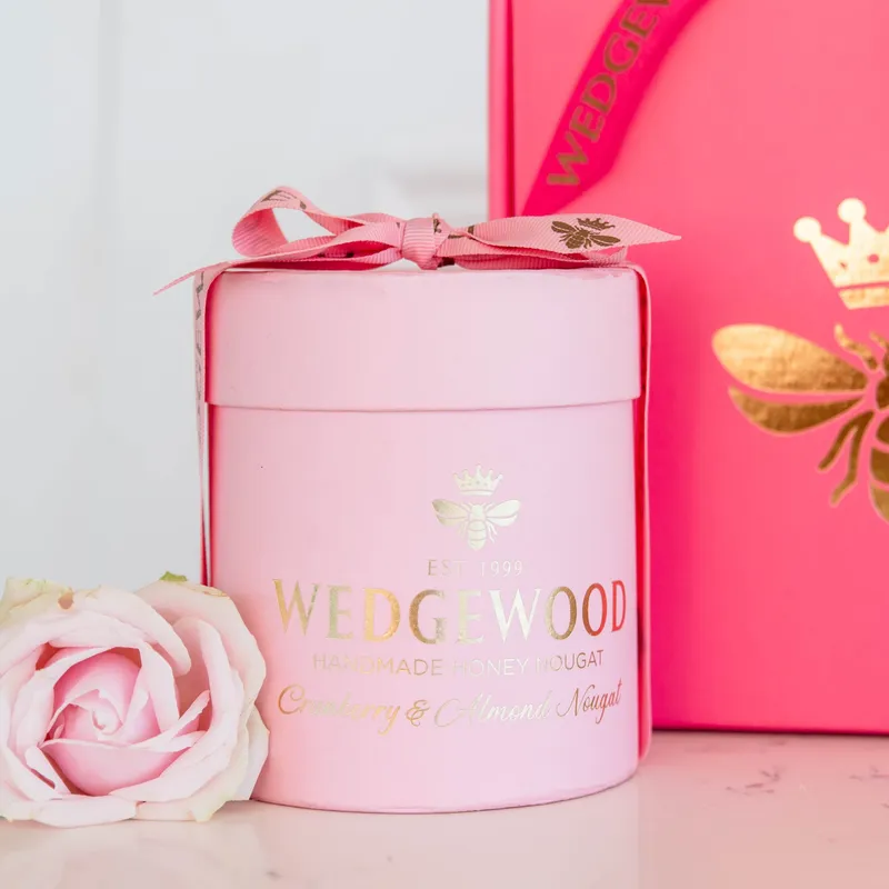 Cranberry & Almond Small Hat Box - Image 1