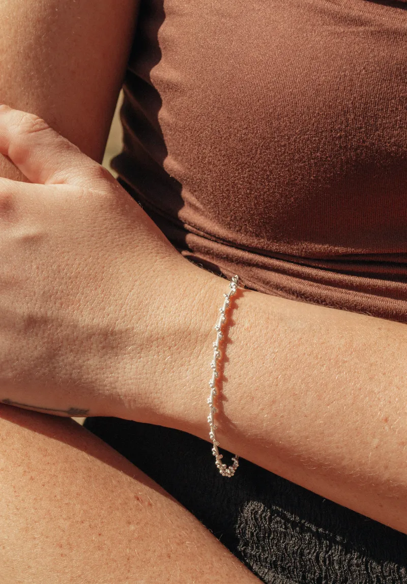 Snake twisted Ball Bead Bracelet - Image 4