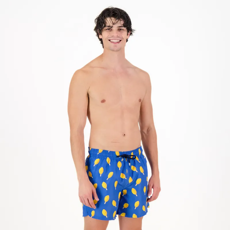 Mid-length Swim Shorts | Lolly / Cobalt - Image 1