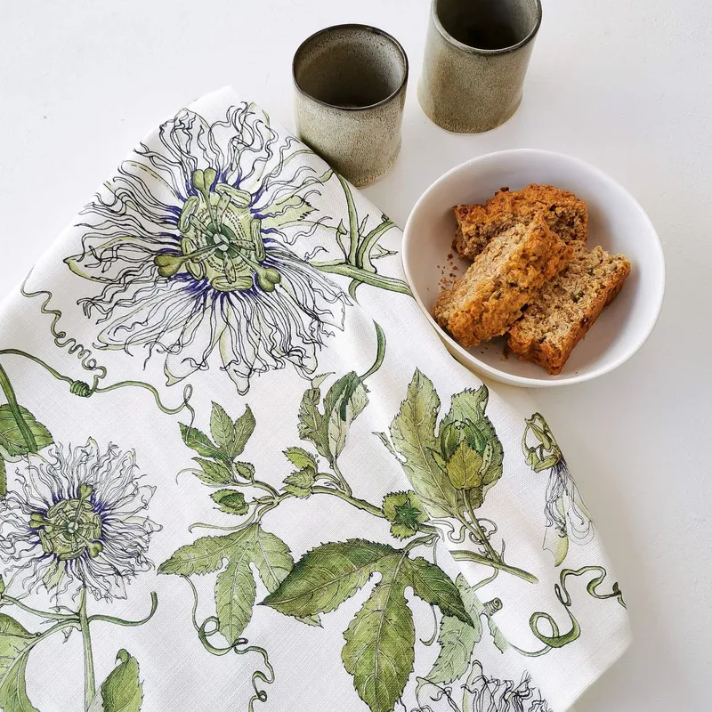 Passionfruit Cotton Tea Towel - Image 1