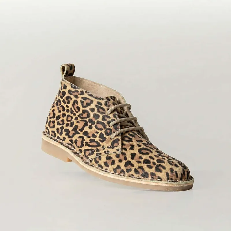 Bush Baby Yellow Leopard Vellie – Handmade Vellies South Africa - Image 2