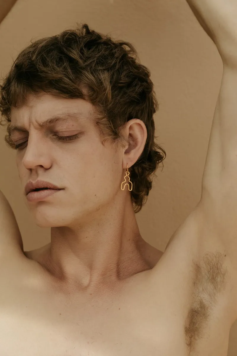 Mini Linear Lover Hoop - Image 9