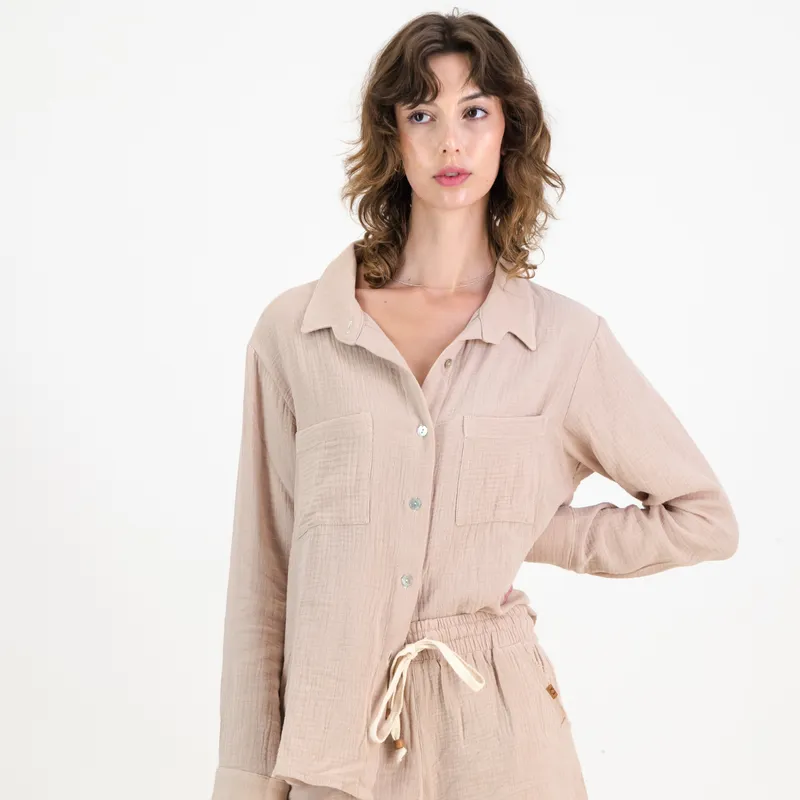 Summer Shirt - Cappucino - Image 1