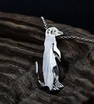 Meerkat Sterling Silver Pendant – Unique Wildlife-Inspired Jewellery