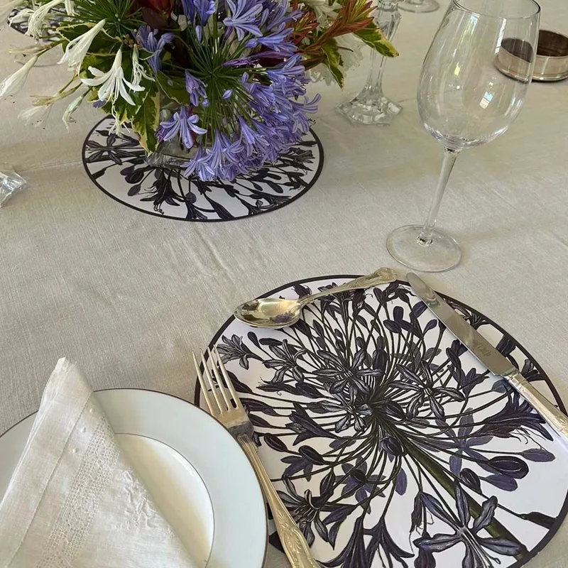 Placemat (Cork Backed) - Agapanthus - Image 3