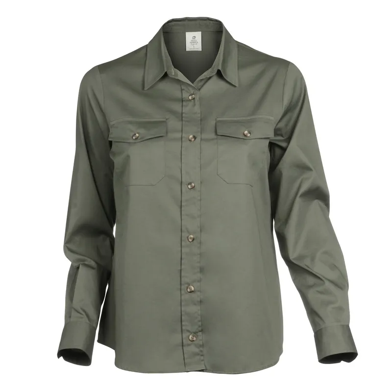 Ladies Ls Bush Shirt - Image 1