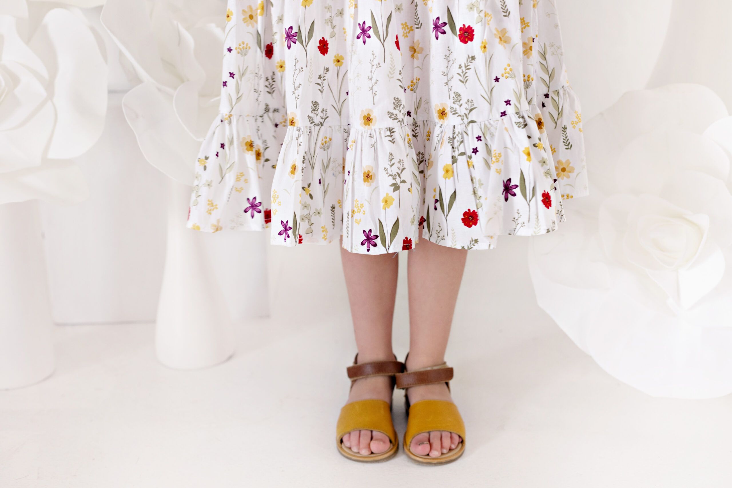 Girls'- Yellow Daisy- Dress