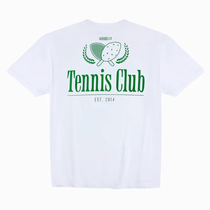 Loose White Tee | Tennis Club - Image 1