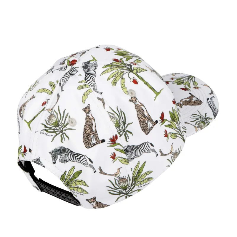 Into Africa Jumping Zebra Sandtone Curved Peak - Image 2