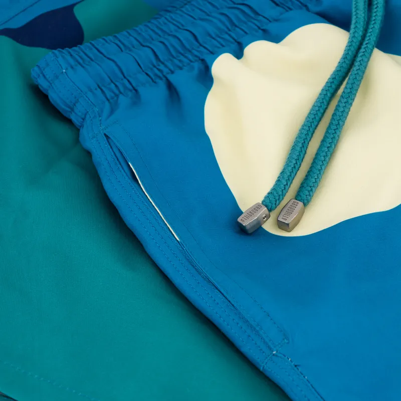 Mid-length Swim Shorts | Dune Surfer / Teal - Image 2