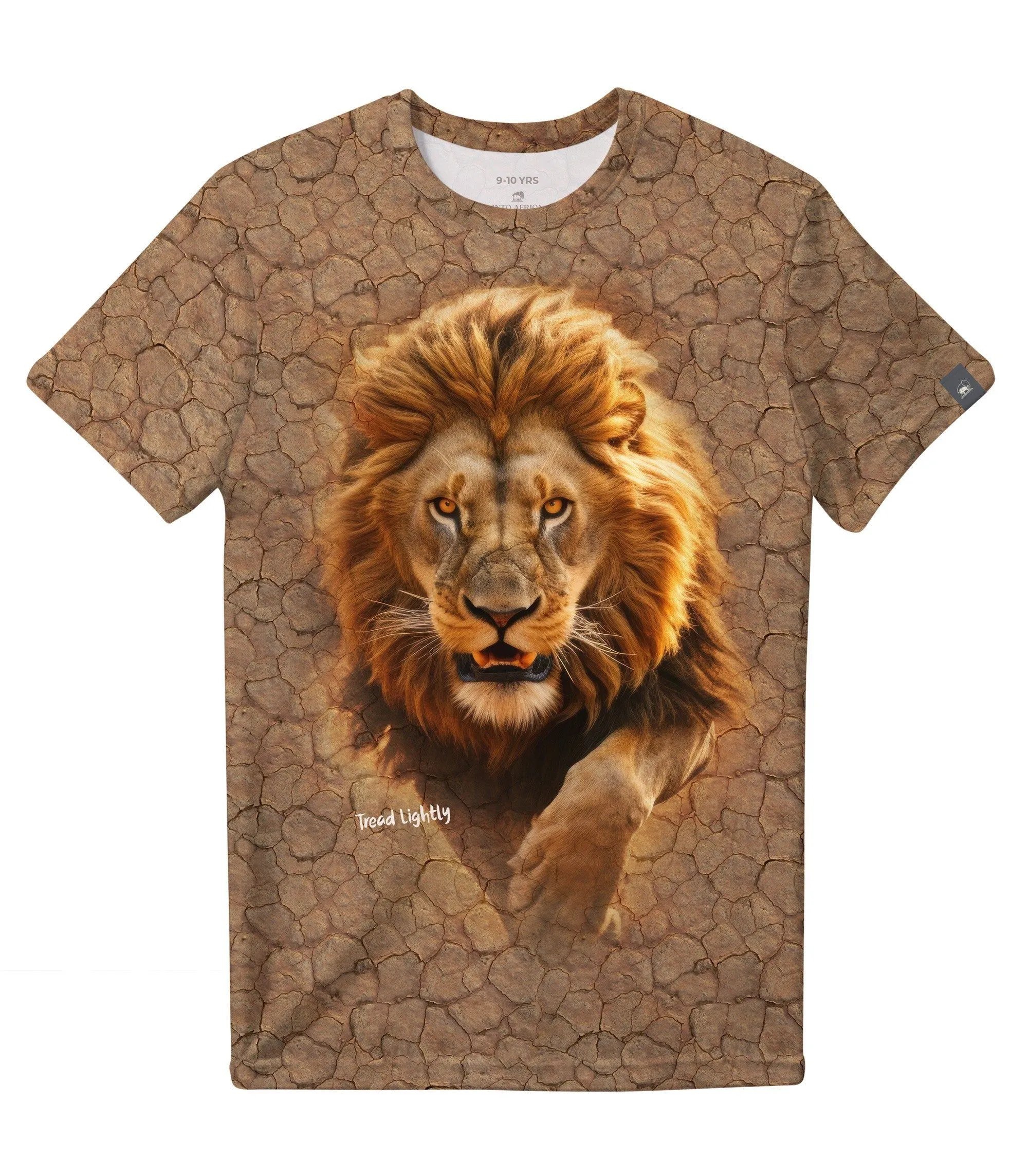 Kids All-Over Lion Print T-shirt