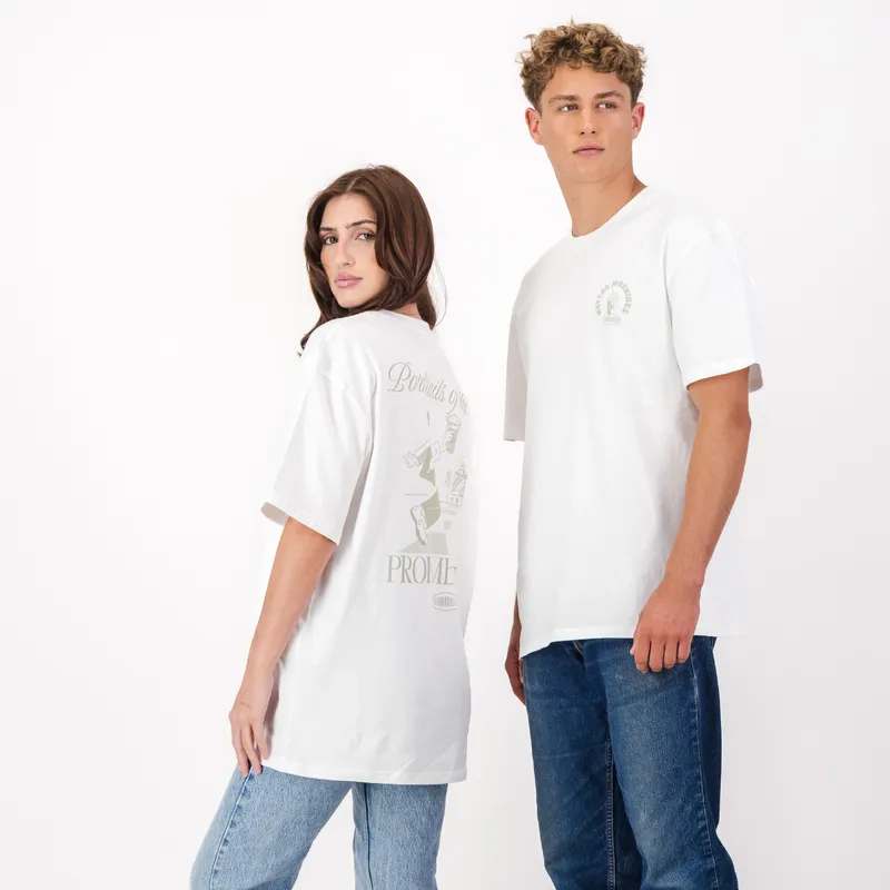 Loose Tee | Matcha Morning / Off-White - Image 1
