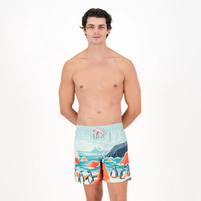 Mid-length Swim Shorts | Boulders Beach / Blue - Image 1