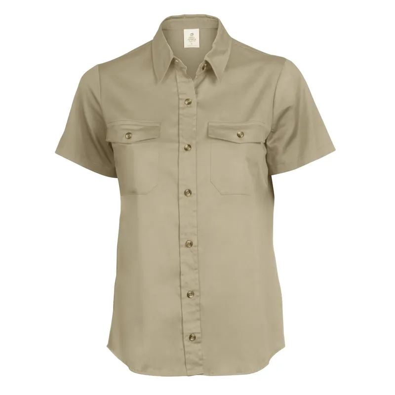 Ladies Ss Bush Shirt - Image 2