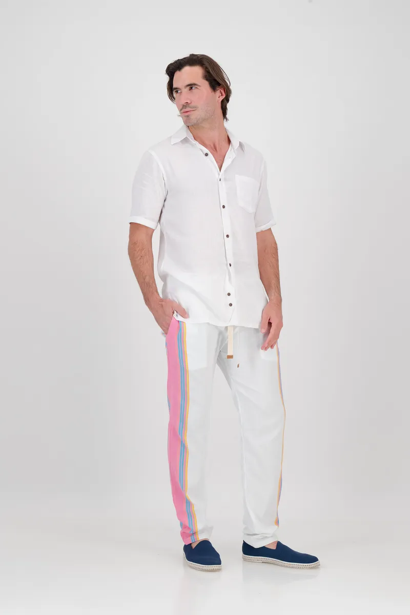 Regular Fit Trousers - Shell Pink - Image 1