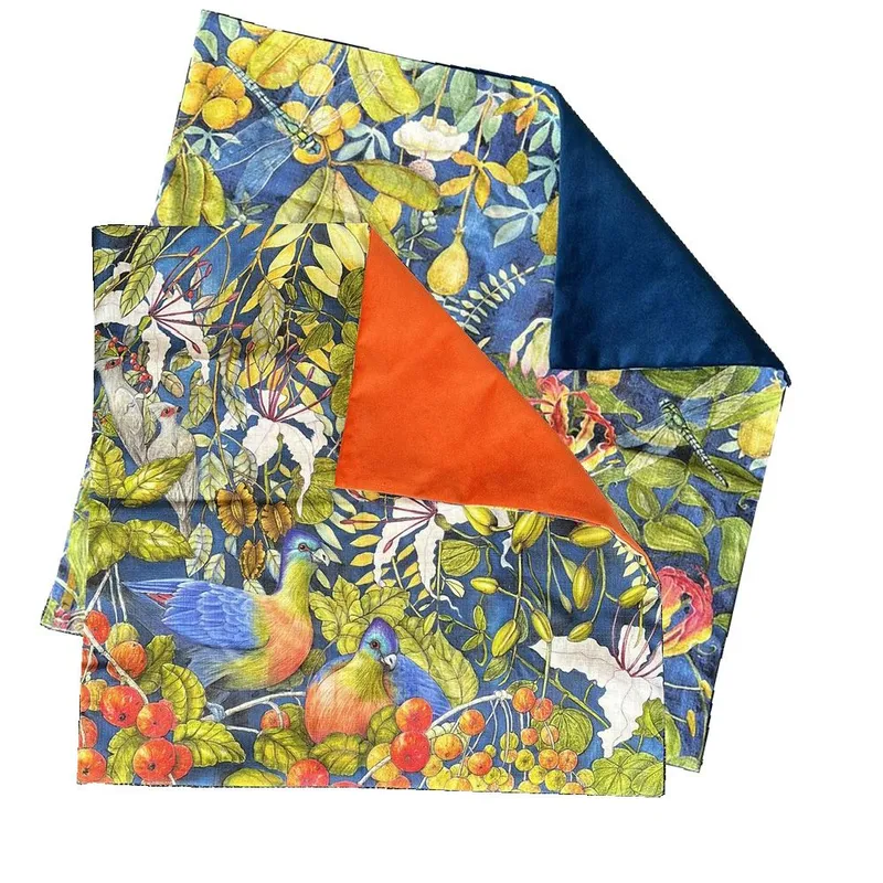 Scatter Cushion (60x60cm) - Bauhinia Blues - Image 2