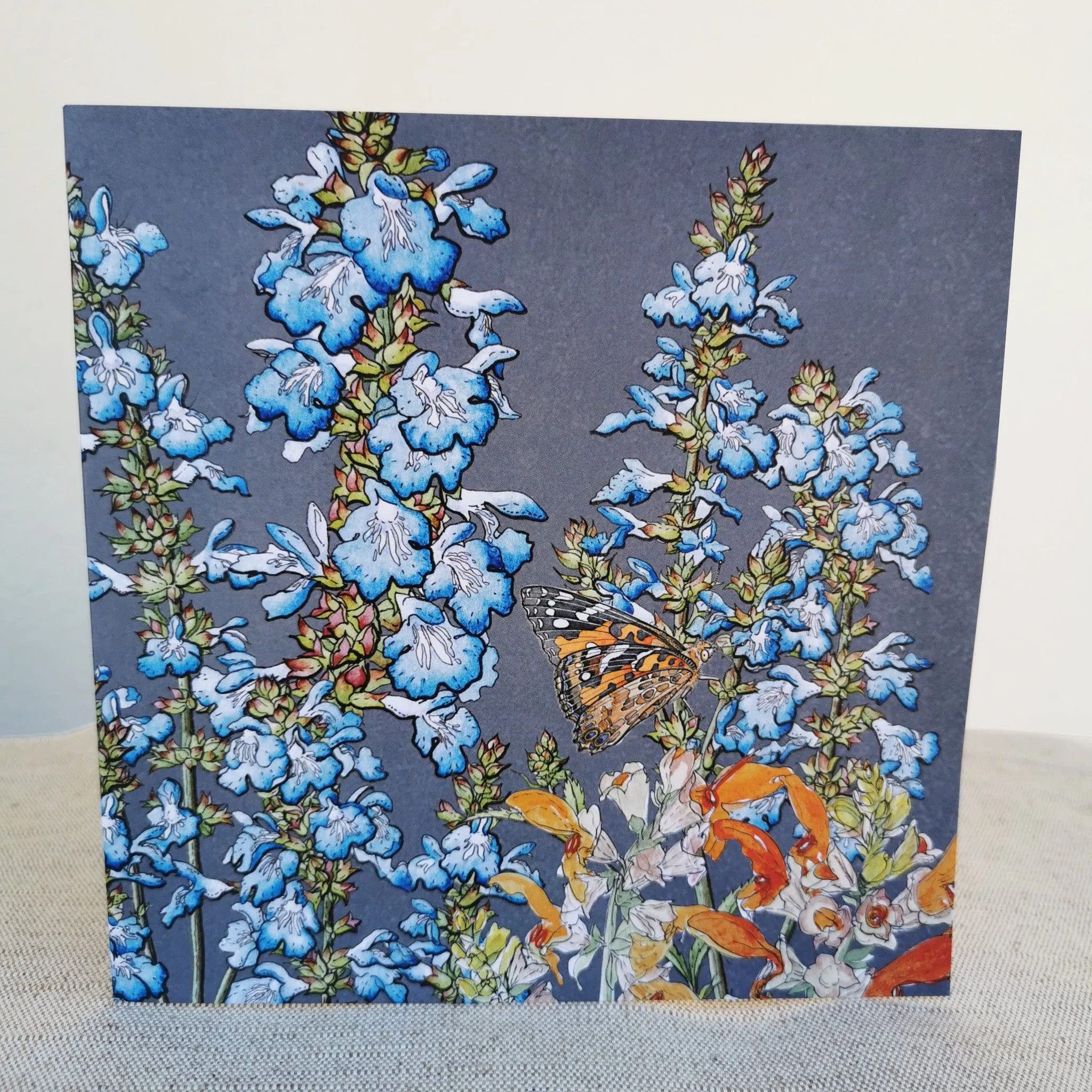 Salvia Greeting Card